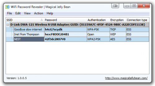 โปรแกรมดูรหัส Wi-Fi โปรแกรมดูรหัส Wi-Fi