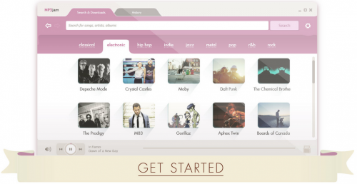 โปรแแกรมโหลดเพลง MP3jam โปรแแกรมโหลดเพลง MP3jam