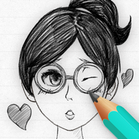 DrawWiz (โปรแกรม DrawWiz สร้างรูปการ์ตูน สเก็ตผู้หญิง)