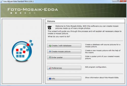 โปรแกรมทำภาพโมเสก Foto Mosaik