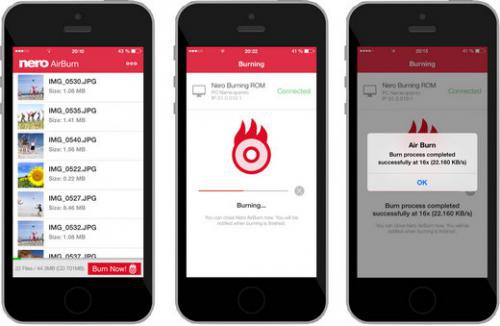 ความสามารถ AirBurn in Nero Burning ROM 2015
