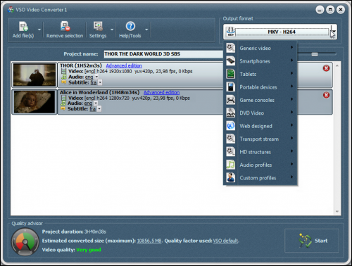 โปรแกรมแปลงไฟล์ VSO Free MKV WebM Converter โปรแกรมแปลงไฟล์ VSO Free MKV WebM Converter