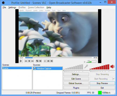 โปรแกรม Open Broadcaster Software