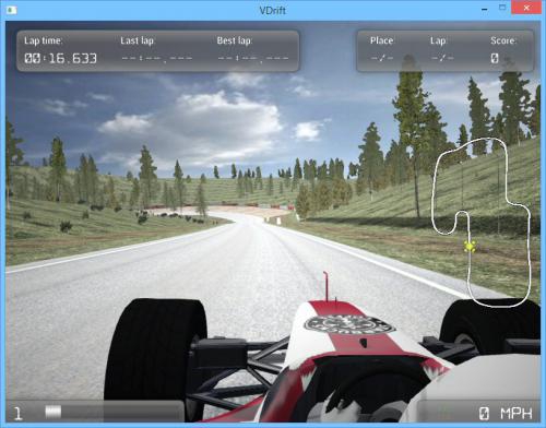 เกมส์รถแข่ง VDrift