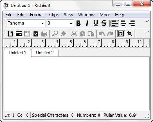 โปรแกรมเขียนโค้ด แก้ไขข้อความ RichEdit โปรแกรมเขียนโค้ด แก้ไขข้อความ RichEdit