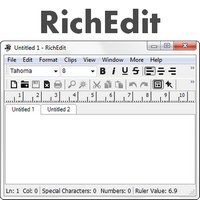 RichEdit (โปรแกรม RichEdit แก้ไขข้อความ ฟรี) : 
