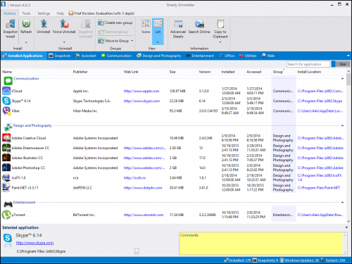 โปรแกรมลบโปรแกรม Smarty Uninstaller Pro