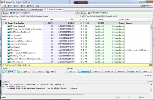 โปรแกรมสำรองข้อมูล GoodSync โปรแกรมสำรองข้อมูล GoodSync