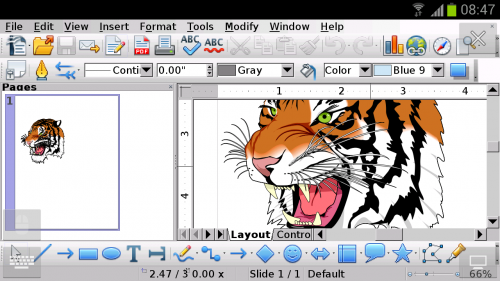 ดาวน์โหลดแอปเปิดเอกสาร AndrOpen Office ฟรี