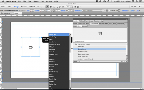 Adobe Muse (โหลดโปรแกรม Muse ออกแบบเว็บเพจ) : 
