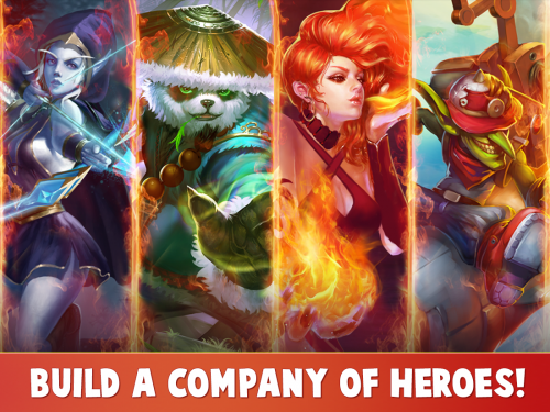 Heroes Charge (App เกมส์ฮีโร่ดอทเอต่อสู้สุดมันส์) : 