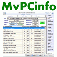 MvPCinfo (โปรแกรม เช็คสเปกคอม การทำงานของโปรแกรม)