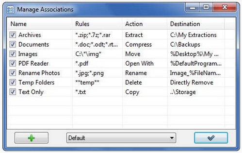 โปรแกรมจัดการไฟล์ DropIt