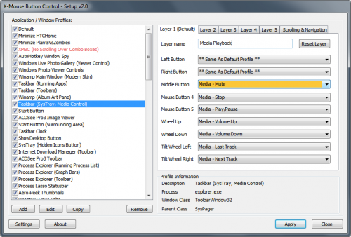 โปรแกรม X-Mouse Button Control