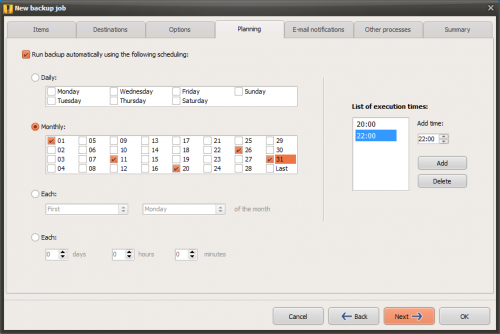 โปรแกรมสำรองไฟล์ Iperius Backup