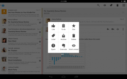 App รับส่งอีเมล Boxer