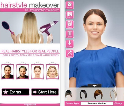 App ตกแต่งทรงผมเก๋ๆ Hairstyle Makeover