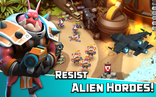 Alien Creeps TD (App เกมส์ป้องกันฐานจากเอเลี่ยน) : 