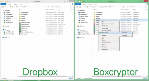 โปรแกรมเข้ารหัสข้อมูล Boxcryptor