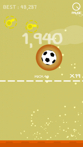 Kick it Up (เกมส์ Kick it Up เดาะบอล บนมือถือ) : 