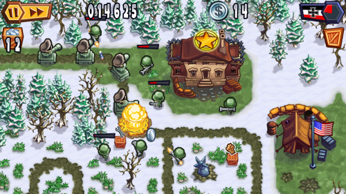 App เกมส์ป้องกันสงครามโลก