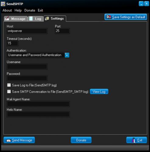 ดาวน์โหลดโปรแกรม SendSMTP