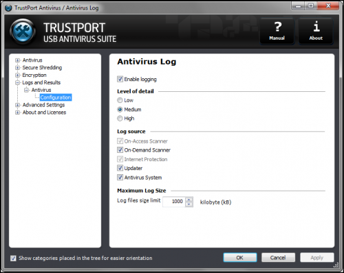 โปรแกรมป้องกันไวรัส TrustPort USB Antivirus โปรแกรมป้องกันไวรัส TrustPort USB Antivirus