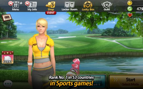 App เกมส์ตีกอล์ฟ