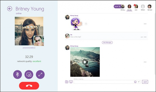 Viber for Desktop (โปรแกรม Viber แชทเห็นหน้า บนเครื่อง PC) : 