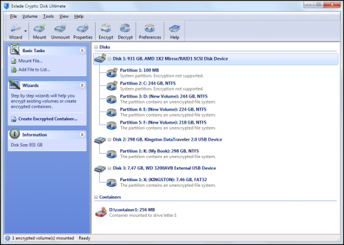 โปรแกรมเข้ารหัส Cryptic Disk