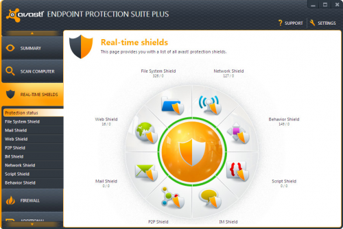 โปรแกรมป้องกันไวรัส Avast Endpoint Protection