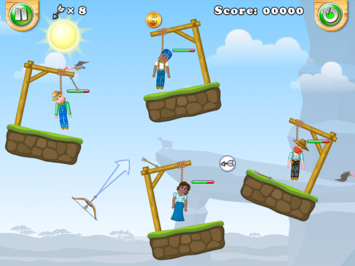 World of Gibbets (App เกมส์ยิงธนูของกิ๊บเบตส์) : World of Gibbets (App เกมส์ยิงธนูของกิ๊บเบตส์) :