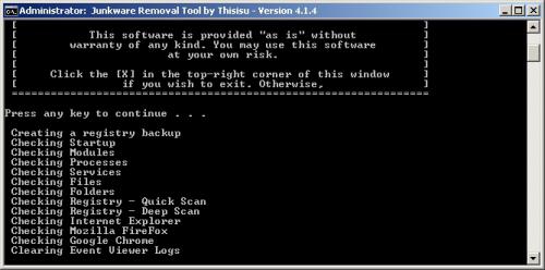 ดาวน์โหลดโปรแกรม Junkware Removal Tool ดาวน์โหลดโปรแกรม Junkware Removal Tool