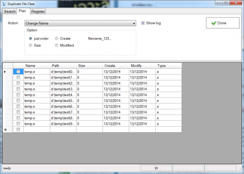 โปรแกรมหาไฟล์ซ้ำ DuplicateFileClear