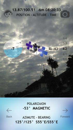 App หาตำแหน่งดาวเทียม DishPoint