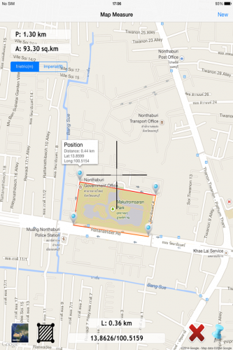 App วัดพื้นที่ Map Measure App วัดพื้นที่ Map Measure