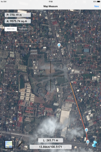 Map Measure (App วัดขนาดพื้นที่ จากแผนที่) : Map Measure (App วัดขนาดพื้นที่ จากแผนที่) :
