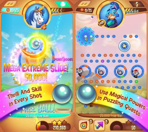 App เกมส์ลูกแก้ว Peggle Blast App เกมส์ลูกแก้ว Peggle Blast