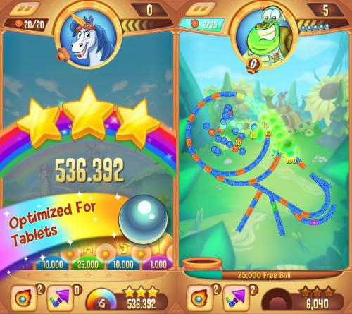 โหลดเกมส์ Peggle Blast