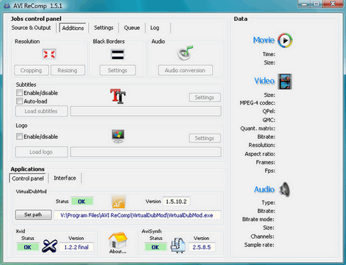 ดาวน์โหลดโปรแกรม AVI ReComp ดาวน์โหลดโปรแกรม AVI ReComp