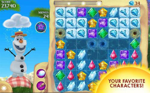 เกมส์เรียงเพชรโฟรเซ่น Frozen Free Fall เกมส์เรียงเพชรโฟรเซ่น Frozen Free Fall