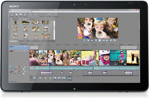 โปรแกรมตัดต่อวิดีโอ Sony Movie Studio