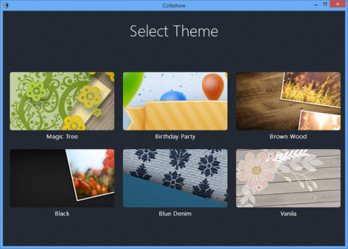 โปรแกรมทำสไลด์โชว์ Cofeshow