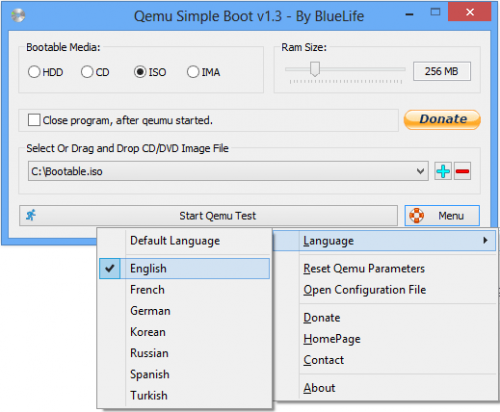 โปรแกรม จำลองไฟล์ Qemu Simple Boot
