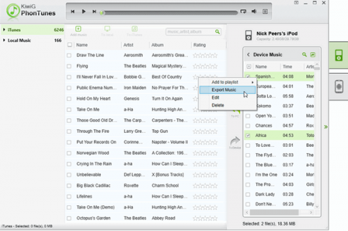 ดาวน์โหลดโปรแกรม KiwiG PhonTunes