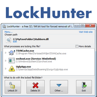 LockHunter (โปรแกรม LockHunter ลบไฟล์ ที่ถูกล็อกลบไม่ได้ ฟรี)