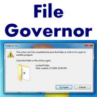 File Governor (โปรแกรมปลดล็อกไฟล์ โฟลเดอร์ ที่ลบ ย้าย ไม่ได้)