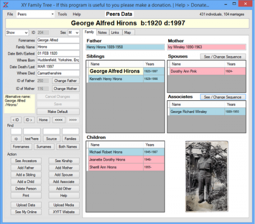 ดาวน์โหลดโปรแกรม XY Family Tree ดาวน์โหลดโปรแกรม XY Family Tree