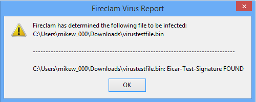 Fireclam (โปรแกรม สแกนไวรัสบน Firefox) : Fireclam (โปรแกรม สแกนไวรัสบน Firefox) :