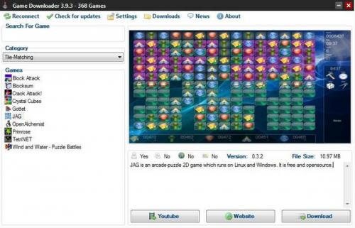 ดาวน์โหลดโปรแกรม Game Downloader 